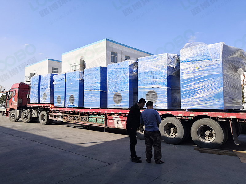 十余台滤筒除尘器发往河北客户现场