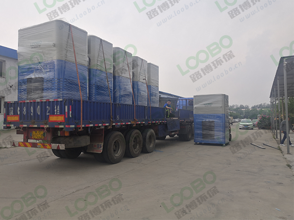 路博环保又一批自循环烟尘净化一体机发往北京