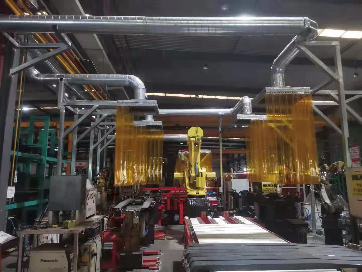 青岛路博环保与安徽合肥某货叉有限公司机器人焊接除尘项目顺利竣工