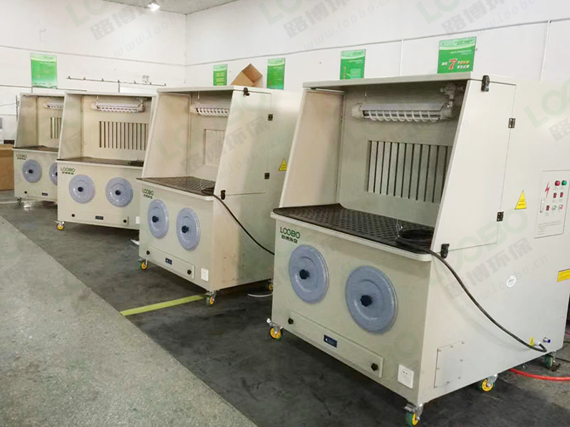 打磨除尘工作台从源头改善打磨粉尘污染问题