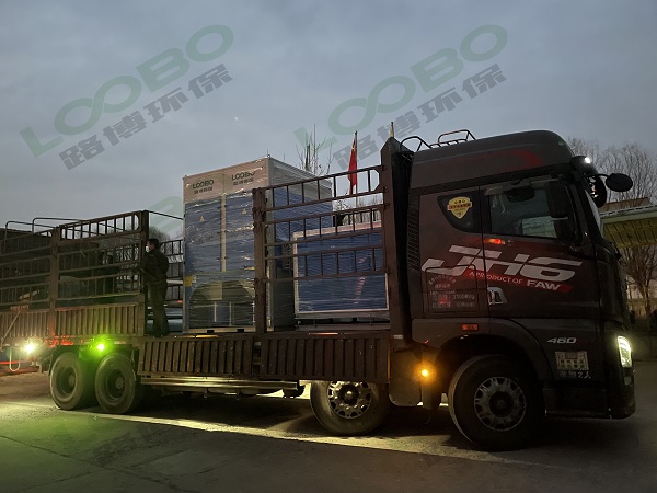 路博环保---辽宁学校实训室除尘项目发货