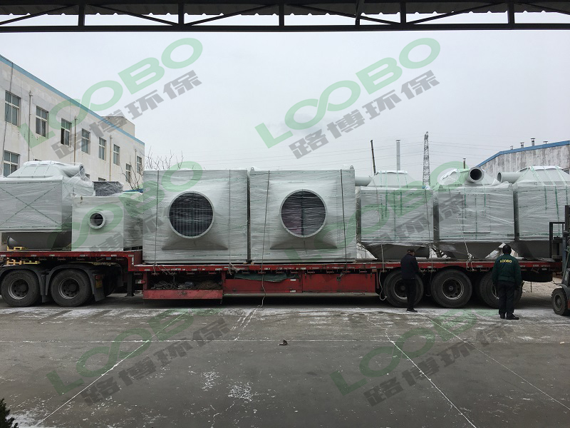 路博环保--山西侯马北喷漆废气净化项目发货