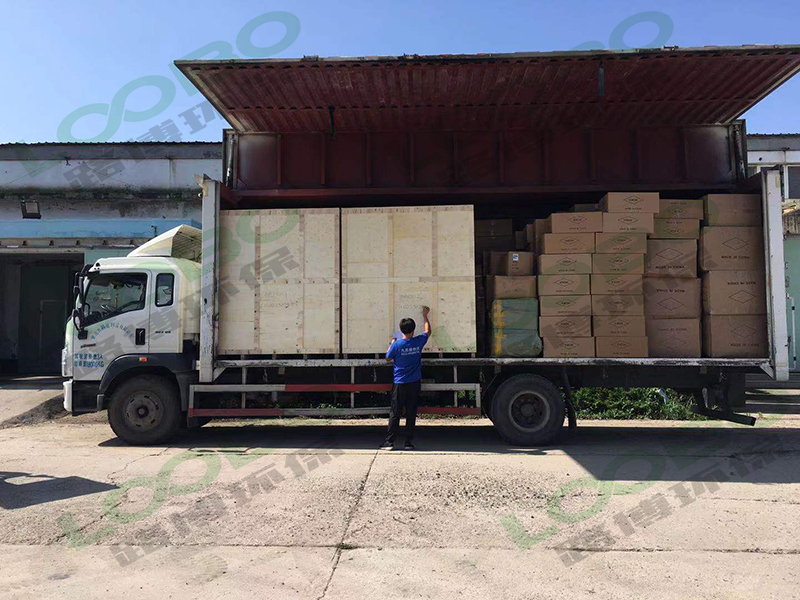路博环保|新款滤筒除尘器出口海外